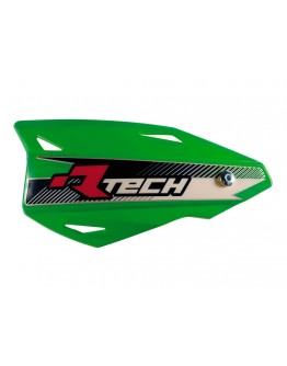 Set Handguard Racetech (RTech) Vertigo Cross/Enduro Cu Prindere pe Ghidon - Verde