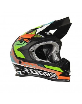 Casca Copii PROGRIP PG3009 Junior/Kid - Verde Fluo/Portocaliu/Negru