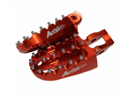 Scarite ACCEL KTM EXC/EXCF 250/300/350/450/500 '17-20 culoare portocaliu set 2 bucati