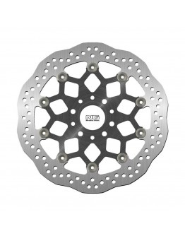 Disc frana fata NG -  KTM DUKE 890 R ABS '20-'22 (320X52X5MM) (5 gauri) flotant (centru aluminiu) WAVE