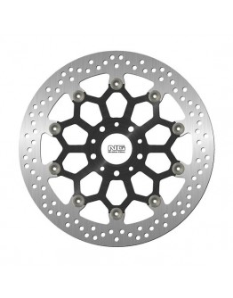 Disc frana fata NG -  KTM DUKE 890 R ABS '20-'22 (320X52X5MM) (5 gauri) flotant (centru aluminiu)