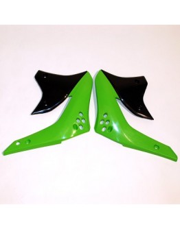 Protectie radiator UFO KAWASAKI KXF 450 '07 culoare Verde/Negru