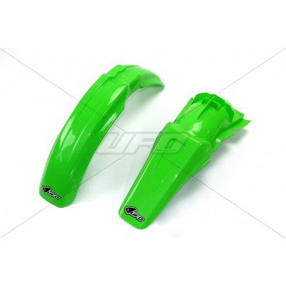 Set aripa fata spate UFO KAWASAKI KX 125/250 '00-'02 (KA02755026, KA03722026), culoare Verde