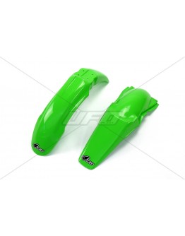 Set aripa fata spate UFO KAWASAKI KX 125/250 '03-'04 (KA03736026, KA03737026), culoare Verde