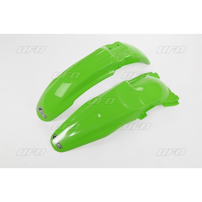 Set aripa fata spate UFO KAWASAKI KX 250 '06 (KA03753026, KA03766026), culoare Verde