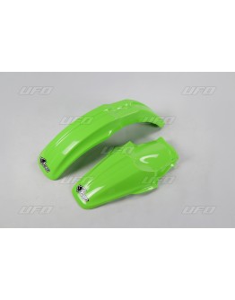 Set aripa fata spate UFO KAWASAKI KX 85 '00 (KA02757026, KA03715026), culoare Verde