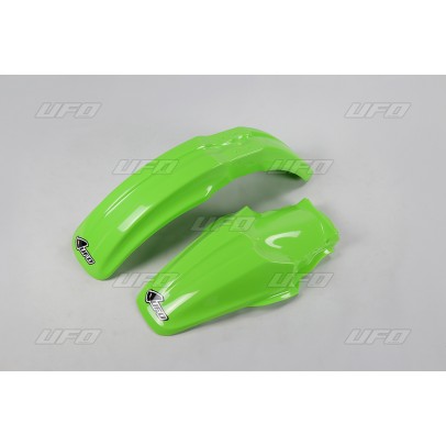 Set aripa fata spate UFO KAWASAKI KX 85 '00 (KA02757026, KA03715026), culoare Verde