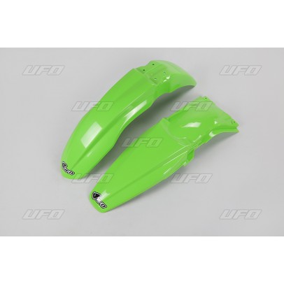 Set aripa fata spate UFO KAWASAKI KX 250 '09 (KA03796026, KA03798026) culoare Verde