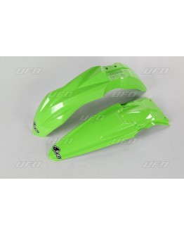 Set aripa fata spate UFO KAWASAKI KXF 450 '16-'17, KXF 250 '17 (KA04733026, KA04734026), culoare Verde