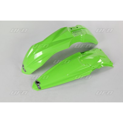 Set aripa fata spate UFO KAWASAKI KXF 450 '16-'17, KXF 250 '17 (KA04733026, KA04734026), culoare Verde