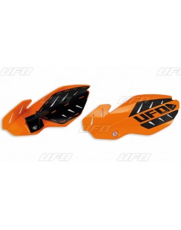 Handguard UFO FLAME KTM SX 125 '14-'15, EXC 125 '14-'16, culoare Portocaliu (kit montaj inclus)