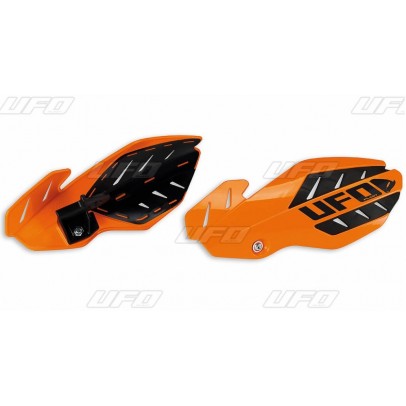 Handguard UFO FLAME KTM SX 125 '14-'15, EXC 125 '14-'16, culoare Portocaliu (kit montaj inclus)