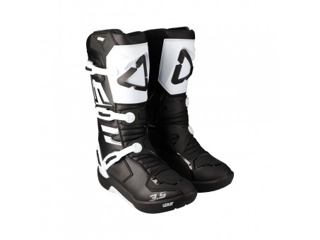 Cizme Offroad Leatt Cross 3.5 - Negru/Alb