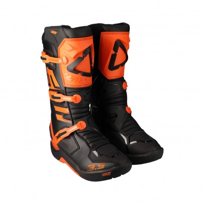 Cizme Offroad Leatt Cross 3.5 - Negru/Portocaliu