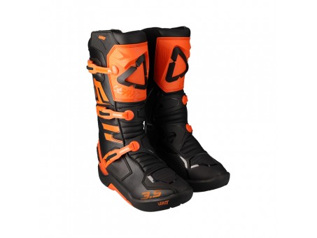 Cizme Offroad Leatt Cross 3.5 - Negru/Portocaliu