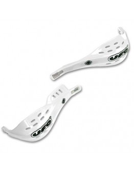 Handguard UFO ALU JUMPY culoare Alb (kit montaj inclus 28MM)