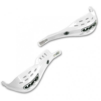 Handguard UFO ALU JUMPY culoare Alb (kit montaj inclus 28MM)