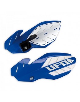 Handguard UFO FLAME YAMAHA YZ 125/250 '14-'17 culoare Albastru/Alb (kit montaj inclus)