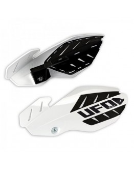 Handguard UFO FLAME YAMAHA YZF 250/450 '14-'17 culoare Alb/Negru (kit montaj inclus)