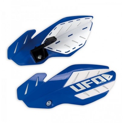 Handguard UFO FLAME YAMAHA YZF 250/450 '14-'19 culoare Albastru/Alb (kit montaj inclus)