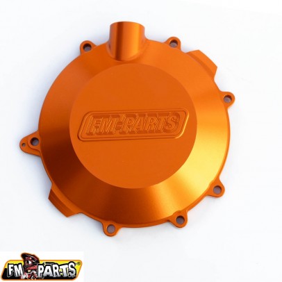 Capac ambreiaj FM-Parts CNC 6082 ALUMINIUM (WIĘKSZA POJEMNOŚĆ OLEJU) KTM/HUSQVARNA/GAS GAS 250/300 '17-'23 Culoare Portocaliu