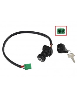 Contact pornire BRONCO (ignition switch) SUZUKI LT-A/F 400 '02-08, LT-F 400F '02-20, LT-A 500X '09-18, LT-A 750X '16-18 (37110-38F00;37110-38F01)