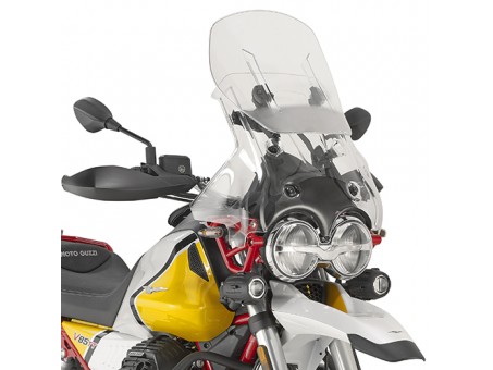 Parbriz moto KAPPA - MOTO GUZZI V85 TT (2019) Airflow reglabil Transparent