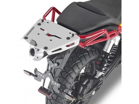 Suport pentru topcase KAPPA - MOTO GUZZI V85 TT (2019) aluminiu MONOKEY