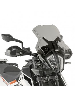 Parbriz moto KAPPA - KTM 790 ADVENTURE / R (19-20) 35 X 46 CM Fumuriu - necesar Kit montaj D7711KITK