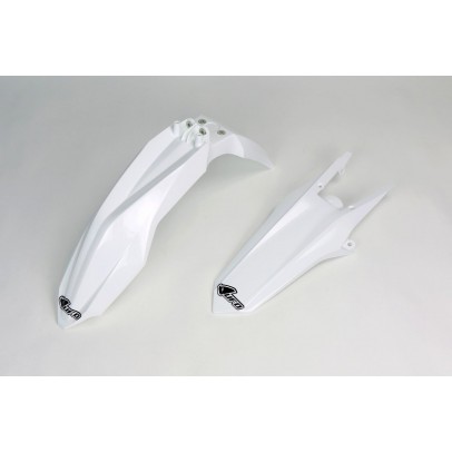 Set aripa fata spate UFO HUSQVARNA TC-FC '14 culoare Alb (HU03349041) (HU03351041)