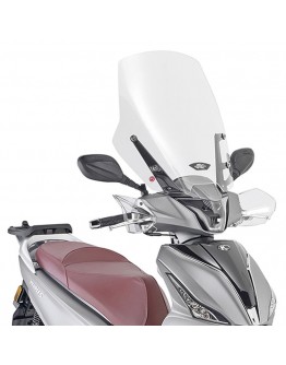 Parbriz moto KAPPA - KYMCO PEOPLE S 125/150 '20-'21 53,5 X 49,5 CM Transparent