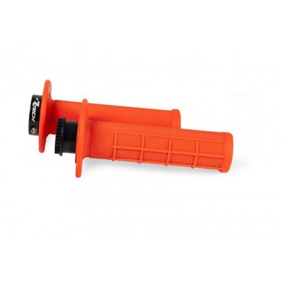 Mansoane Racetech (RTech) R20 Lock-On Half Waffle (22+25mm) + 8 Adaptoare Role - Portocaliu fluo