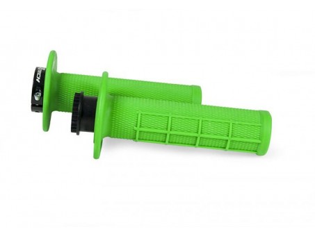 Mansoane Racetech (RTech) R20 Lock-On Half Waffle (22+25mm) + 8 Adaptoare Role - Verde fluo