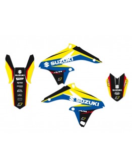 Kit grafic BLACKBIRD SUZUKI RMZ 250 '10-'18 DREAM 4 culoare Albastru Galben Negru