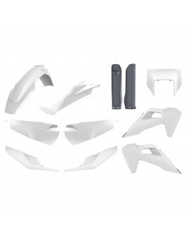 Kit plastice POLISPORT - (FULL KIT) Husqvarna TE/FE TPI '20-'23  - Alb Gri