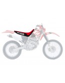 Husă șa BLACKBIRD HONDA XR 250/400 '96-'04 (17) LOGO HONDA, culoare Rosu/Negru