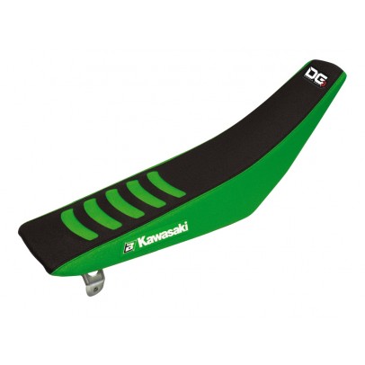 Husă șa BLACKBIRD KAWASAKI KX 85 '01-'13 DOUBLE GRIP 3 culoare Negru Verde