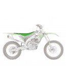 Husă șa BLACKBIRD KAWASAKI KXF 250 '09-'12, KXF 450 '09-'11 DOUBLE GRIP 3 culoare Negru Verde