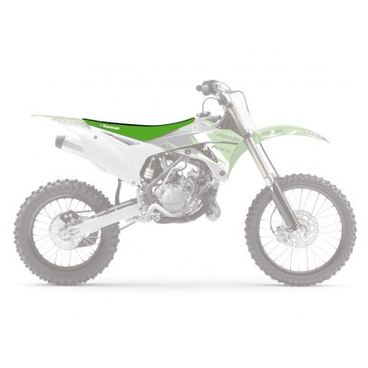 Husă șa BLACKBIRD KAWASAKI KX 85 '14-'23 DOUBLE GRIP 3 culoare Negru Verde