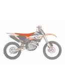 Husă șa BLACKBIRD KTM SX/SXF '07-'10, EXC/EXCF '08-'11 DOUBLE GRIP3 culoare Negru Portocaliu