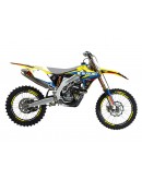 Kit grafic BLACKBIRD SUZUKI RMZ 250 '19-'24, RMZ 450 '18-'24 DREAM 4 culoare Galben Albastru