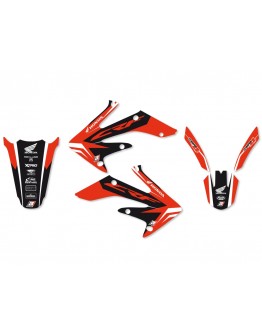 Kit grafic BLACKBIRD HONDA CRF 250R '04-'09, CRF 250X '04-'21 DREAM 4 culoare Rosu Negru