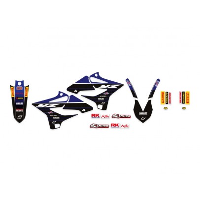 Kit grafic BLACKBIRD YAMAHA YZ 125/250 '22-'24 REPLICA YAMAHA FACTORY RACING 20