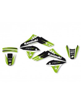 Kit grafic BLACKBIRD KAWASAKI KX 250F '06-'08 DREAM 4 culoare Verde Negru