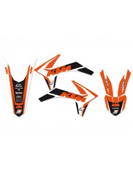 Kit grafic BLACKBIRD KTM SX/SX-F '11-'12, EXC/EXC-F '12-'13 DREAM 4 culoare Portocaliu Negru