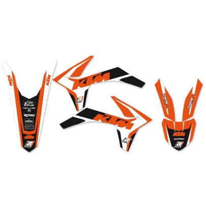 Kit grafic BLACKBIRD KTM SX/SX-F '11-'12, EXC/EXC-F '12-'13 DREAM 4 culoare Portocaliu Negru