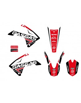 Kit grafic BLACKBIRD GAS GAS EC 125/250/300 '10-'11, FSR 250/450 '10-'11 DREAM 4 culoare Rosu Negru