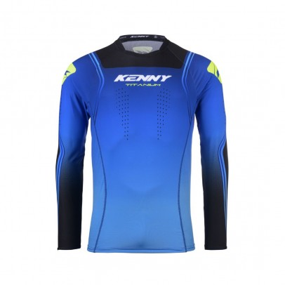 Bluza Cross/Enduro KENNY RACING Titanium - Negru/Albastru