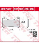 Placute de frana TRW MCB755SRT