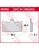 Placute de frana fata TRW MCB602SV